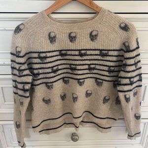 Cashmere skull sweater.